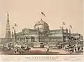 Der Kristallpalast mit Latting Aussichtsturm 1853