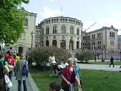 Stortingsbyggnaden in Oslo
