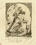 Otto Greiner: Arthur Haferkorn als Christopherus, Lithographie