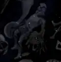 Künstlerische Darstellung des Sternbildes Perseus