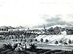 Stadtpanorama um 1845[6]