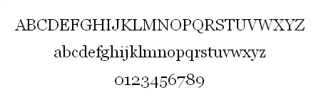 Schriftbeispiel