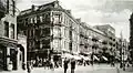 Blick von der Nagels Allee über das Schulterblatt in die Margaretenstraße, links das Kaufhaus Bucky, um 1910