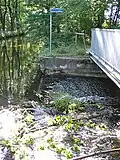 Ausleitung des Schwebelbachs aus dem Würmkanal in München-Feldmoching