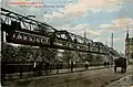 Sechs-Wagen-Zug im Jahr 1908, anlässlich einer Werbeveranstaltung für Berlin