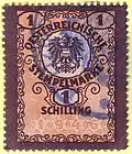Stempelmarke um 1946 (32,8&nbsp;×&nbsp;27,5&nbsp;mm)[2]