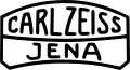 Leicht überarbeitetes Logo des VEB Carl Zeiss Jena