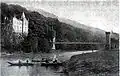 Villa Niedernhofen und Brücke um 1900