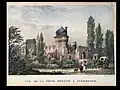 Vue de la porte romaine à Andernach (Villeneuve nach Howen)