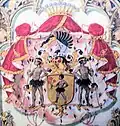 Vollwappen der Grafen Wolffskeel von Reichenberg nach dem Wappenbrief von 1901