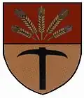 Zweispitz im Wappen von Thüste, Niedersachsen