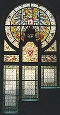 Wappenfenster im Rathaus Quedlinburg