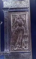 Epitaph des Wolf Dietrich Graf zu Hardegg, gestiftet im Jahre 1566 von der Witwe Regina geborene Gräfin Fugger von Weißenhorn (1537–1584)