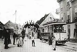 Eröffnung der Straßenbahn (1910)