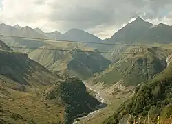 Der Tetri Aragvi bei Gudauri