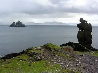 Blick hinüber zu Little Skellig