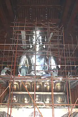 Wird noch renoviert: Der Silberbuddha vom Jing'an Tempel
