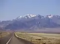 Der Star Peak vom Interstate Highway 80 aus / Nevada