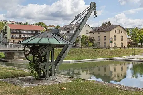 Kanalhafen in Kelheim
