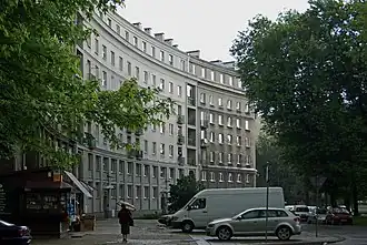 Typischer Häuserblock im Zentrum