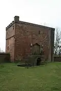 Teil der ehemaligen Burganlage