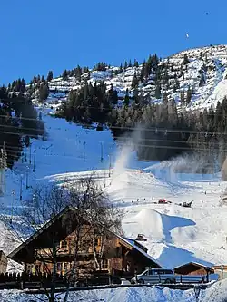 Skipiste in Sankt Anton