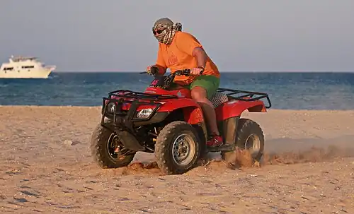 Quad-Ausflug in die Wüste