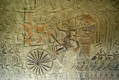 Steinmetzarbeit in der östlichen Galerie