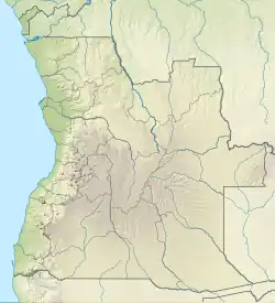 Lagekarte von Angola