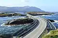Blick auf die Hulvåg-Brücke