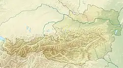 Lagekarte von Österreich