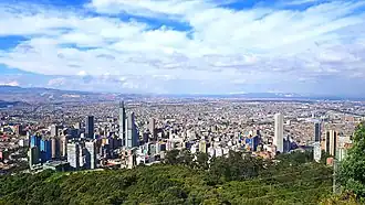 Bogotá bei Nacht