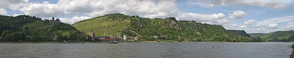 Panorama von Bacharach
