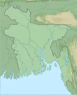 Lagekarte von Bangladesch
