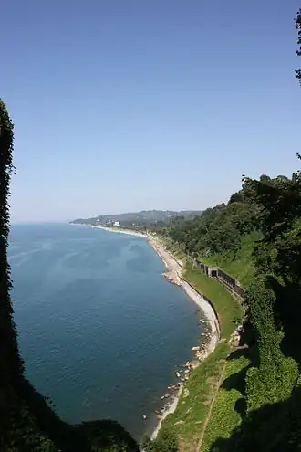 Legendärer Panoramablick vom Botanischen Garten nach Norden Richtung Tschakwi