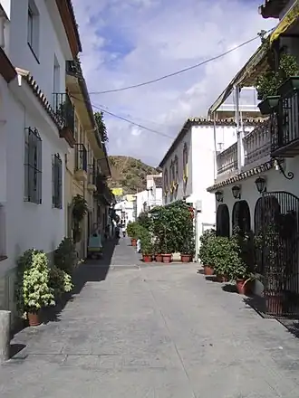 Gasse in Benahavis