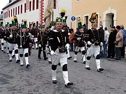 Bergparade in Marienberg