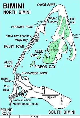 Die Inseln North und South Bimini