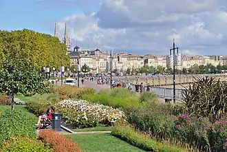 Die Garonne in Bordeaux