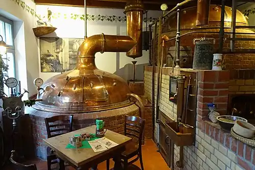 Braukessel im Forsthaus Templin