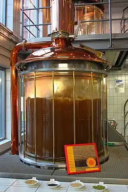 Gläserner Sudkessel im Bayerischen Brauereimuseum