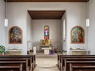 Innenansicht St. Mätthäus Breitbrunn