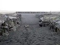 Brücke von der amerikanischen zur eurasischen Kontinentalplatte