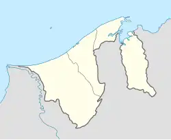 Lagekarte von Brunei