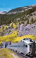 Der California Zephyr am Moffat-Tunnel / Colorado