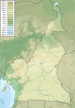 Lagekarte von Kamerun
