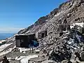 Die Schutzhütte Camp Muir am Mount Rainier