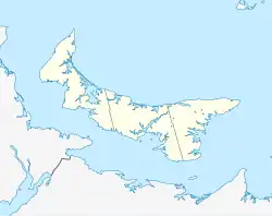 Lagekarte der Prince Edward Island in Kanada