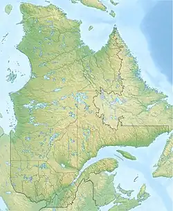 Lagekarte von  Provinz Québec