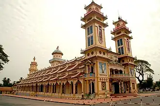 Cao Dai Tempel in der Provinzhauptstadt
